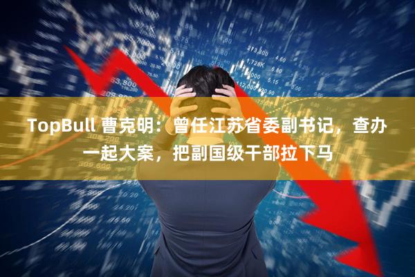 TopBull 曹克明：曾任江苏省委副书记，查办一起大案，把副国级干部拉下马